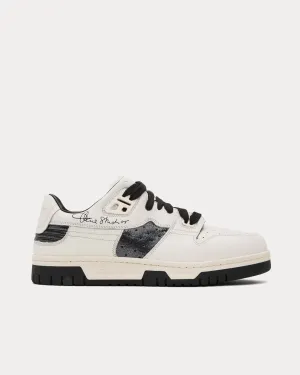 08sthlm Basketball White / Black Low Top Sneakers