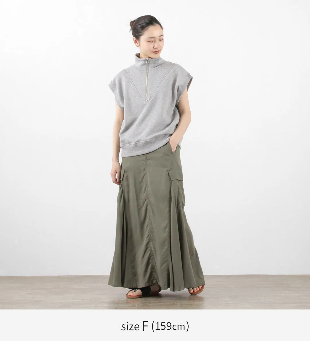 【50％OFF】THE FLATS（ザ フラッツ） ハイネック ジップベスト