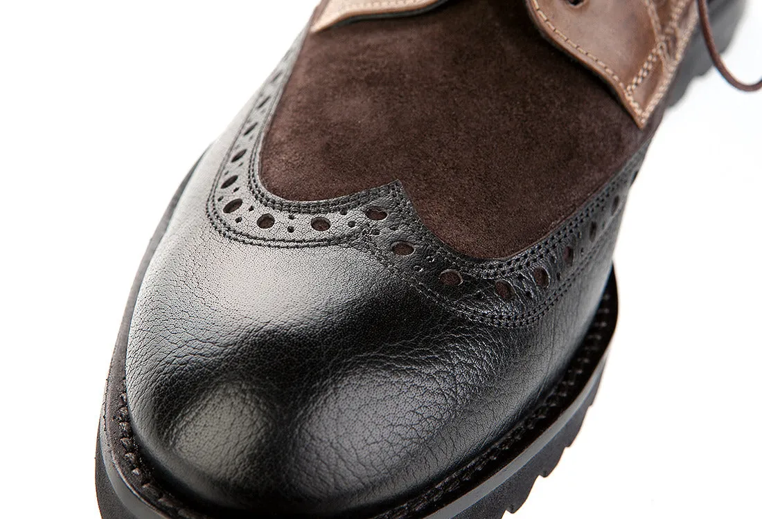 6208 Baldinini Shoes / Brown- Black