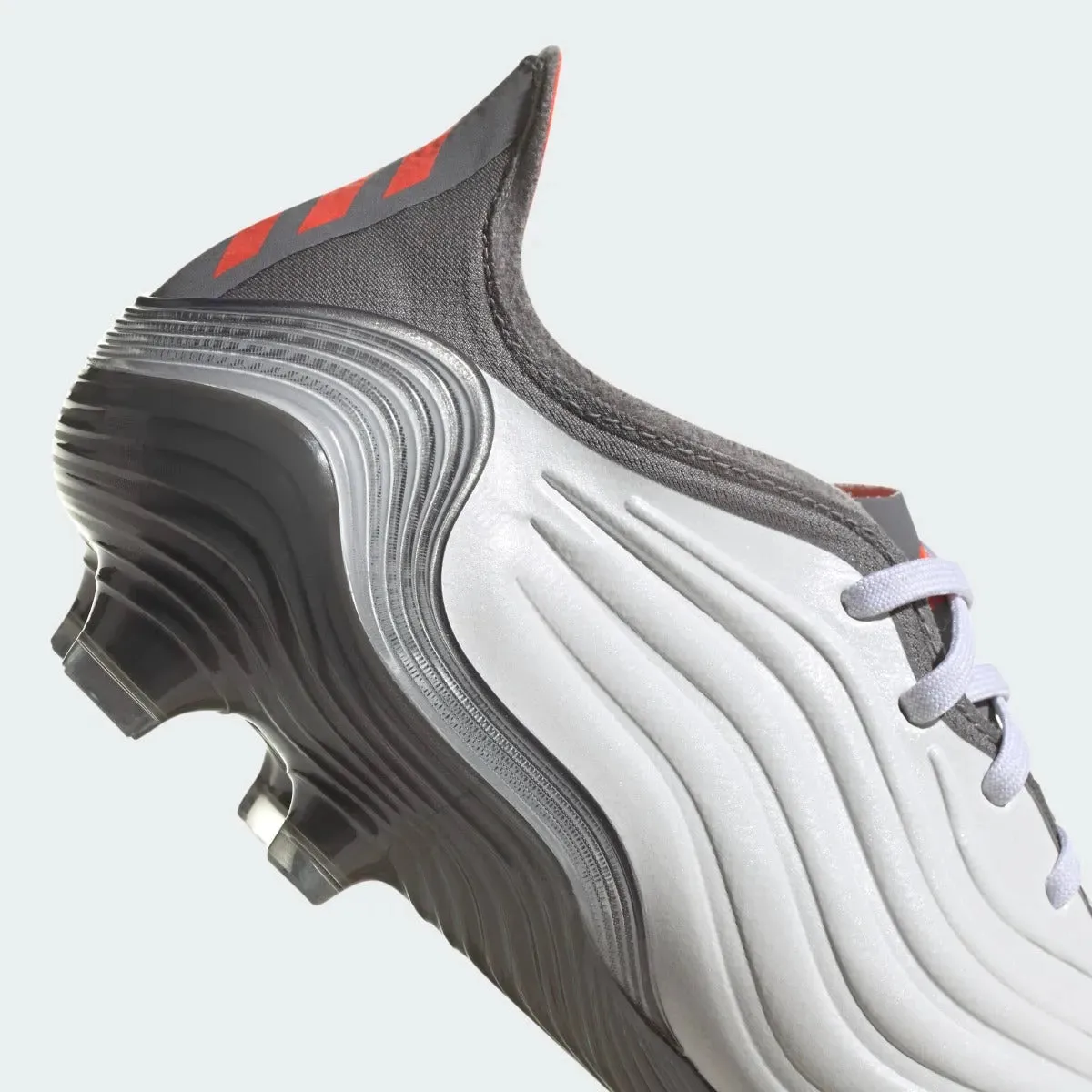 Adidas Copa Sense .1 FG - White-Grey-Solar Red