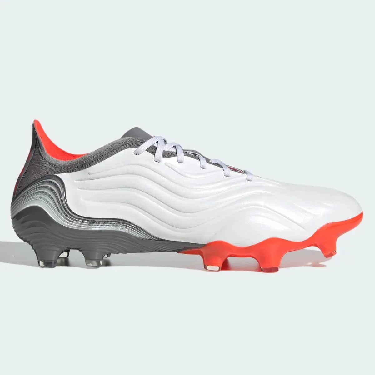 Adidas Copa Sense .1 FG - White-Grey-Solar Red