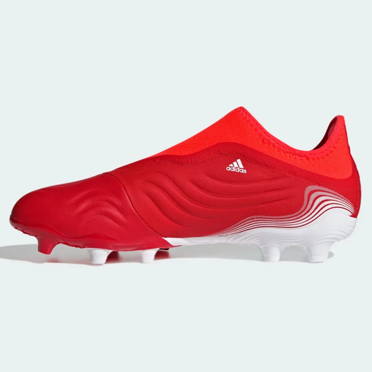 Adidas Copa Sense .3 Laceless FG - Red-White