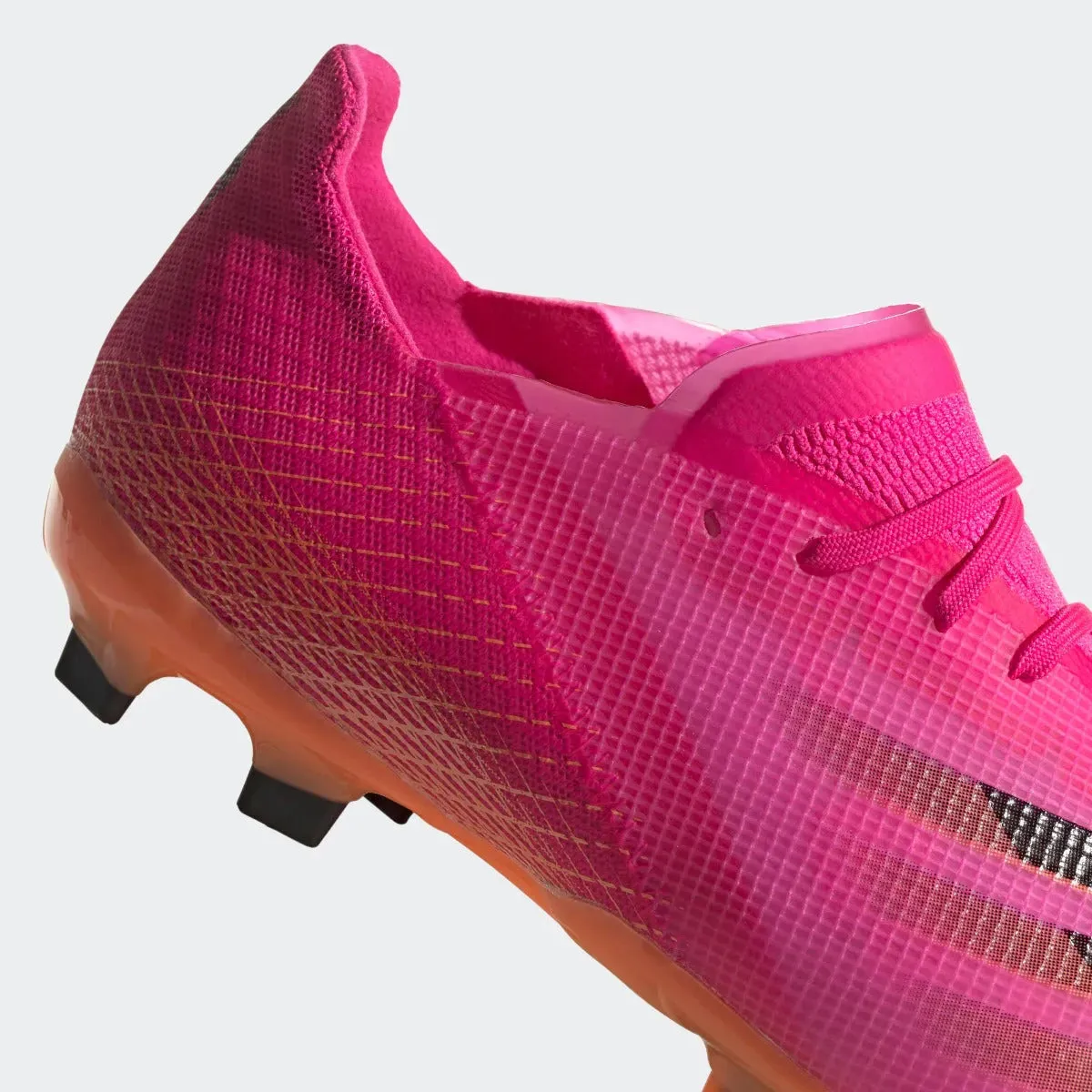 Adidas JR X Ghosted .1 FG - Pink-Black-Orange