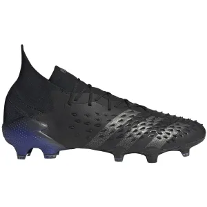 adidas Predator Freak.1 FG Soccer Cleats FY6257 Black/Iron Met/Sonic Ink