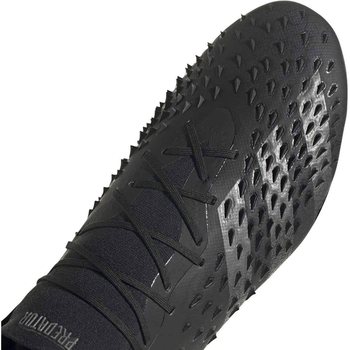 adidas Predator Freak.1 FG Soccer Cleats FY6257 Black/Iron Met/Sonic Ink