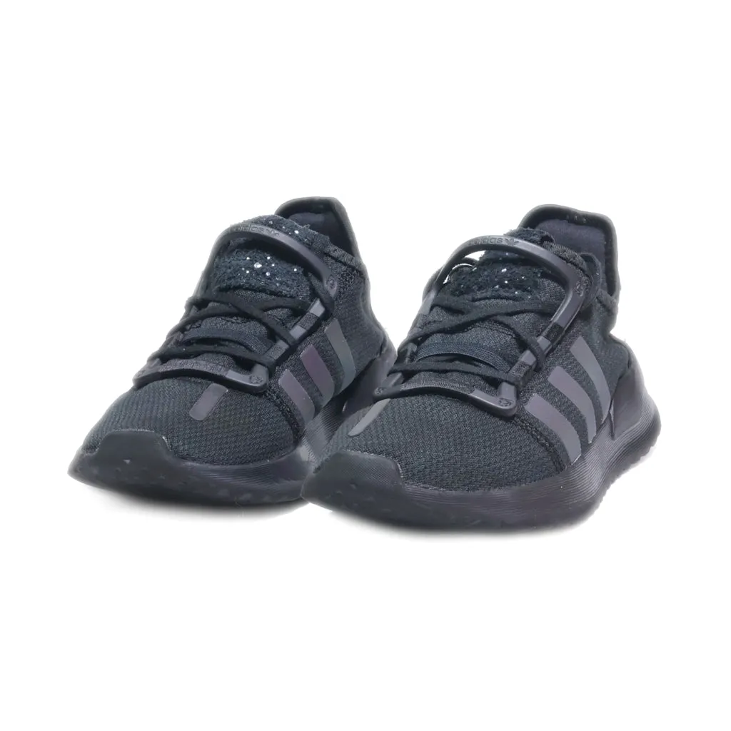 Adidas U Path Running Sport Shoes Fabric Black Colour For Kids