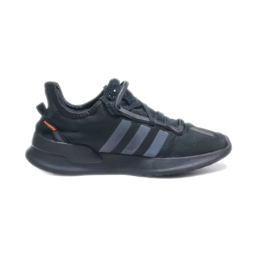 Adidas U Path Running Sport Shoes Fabric Black Colour For Kids