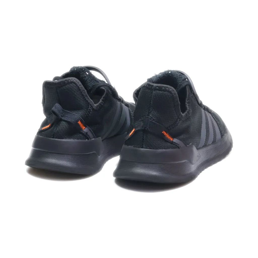 Adidas U Path Running Sport Shoes Fabric Black Colour For Kids