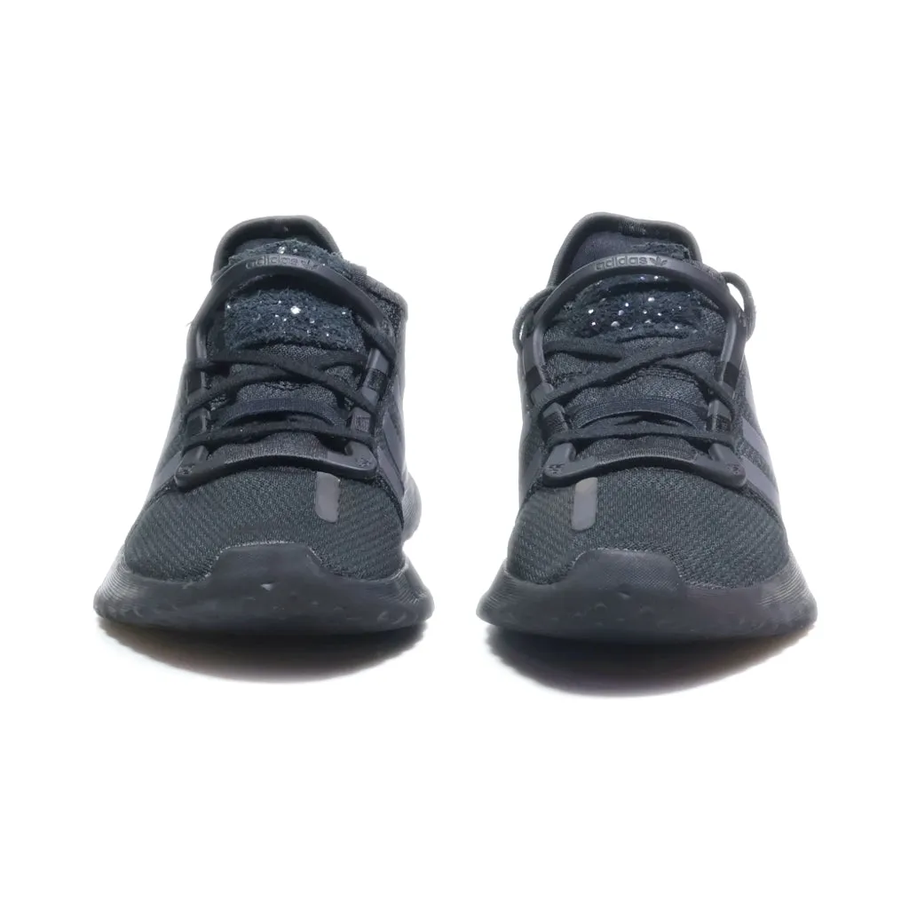 Adidas U Path Running Sport Shoes Fabric Black Colour For Kids
