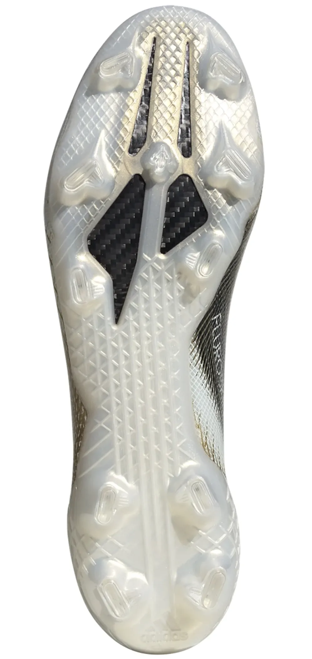 adidas X Ghosted.1 FG - White-MetallicGold-Black