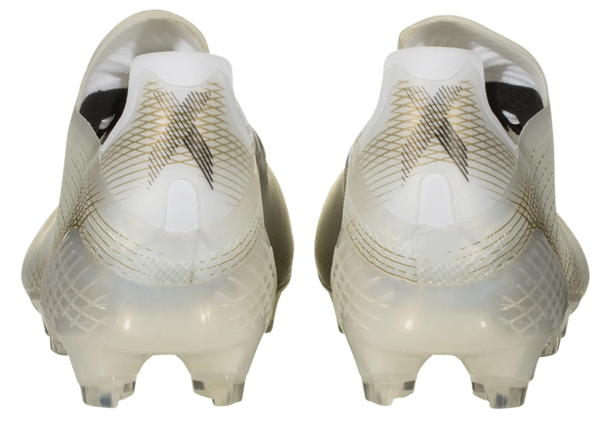 adidas X Ghosted.1 FG - White-MetallicGold-Black