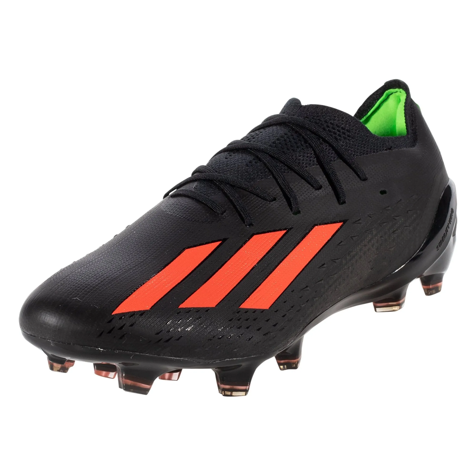 adidas X Speedportal.1 FG Firm Ground Soccer Cleat - Core Black/Solar Red/Solar Green