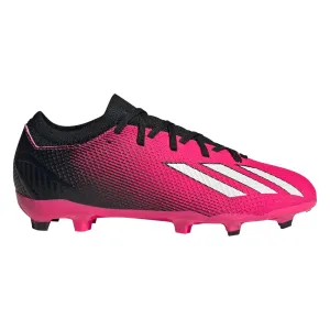 adidas X Speedportal.3 FG Junior Firm Ground Soccer Cleats - Pink/Metallic/Black