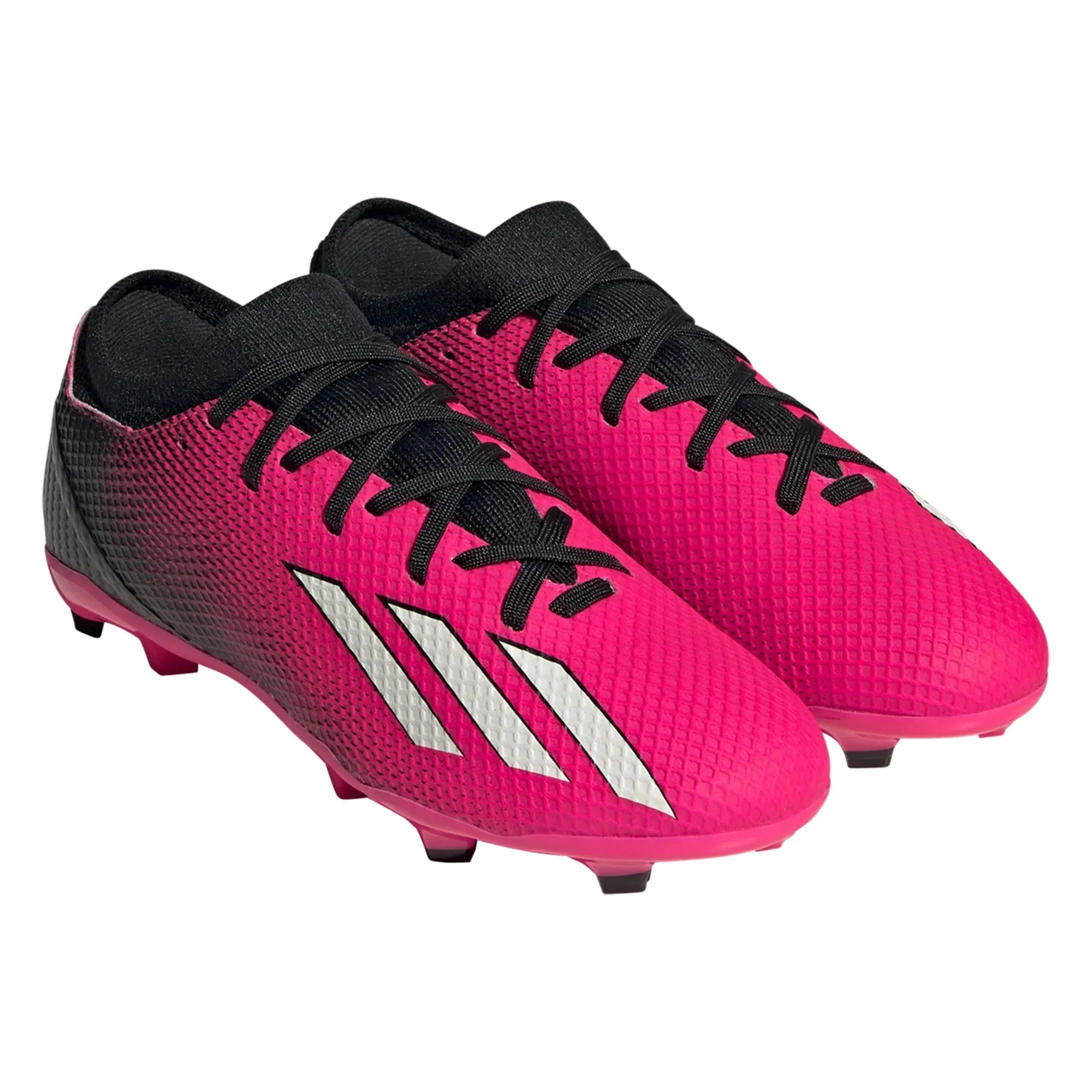 adidas X Speedportal.3 FG Junior Firm Ground Soccer Cleats - Pink/Metallic/Black
