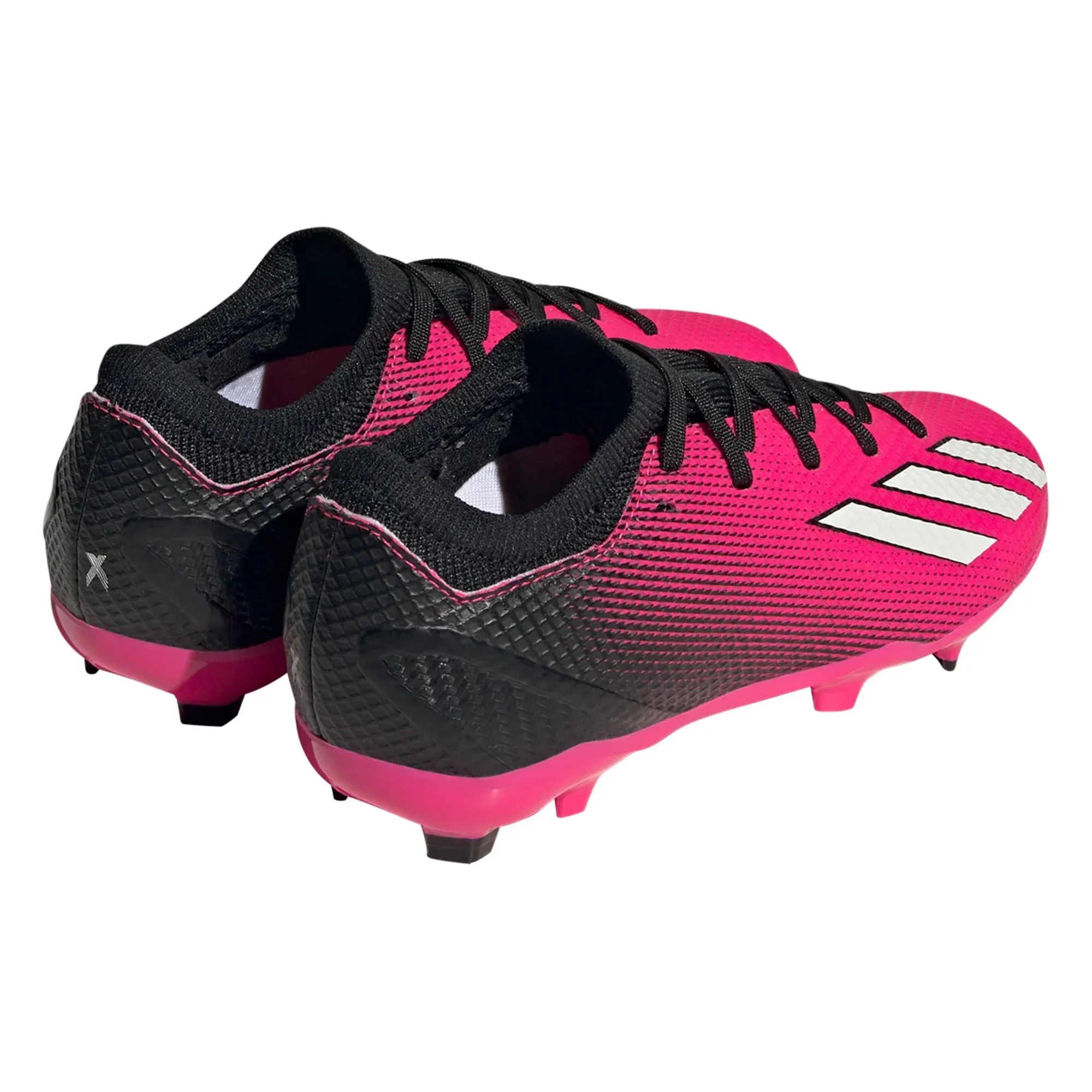 adidas X Speedportal.3 FG Junior Firm Ground Soccer Cleats - Pink/Metallic/Black