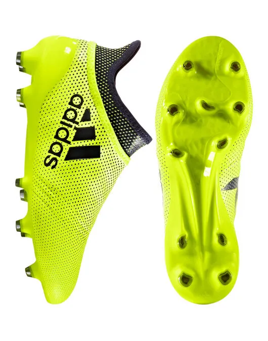 Adidas Youth X 17  FG Soccer Cleat - Solar Yellow/Core Black