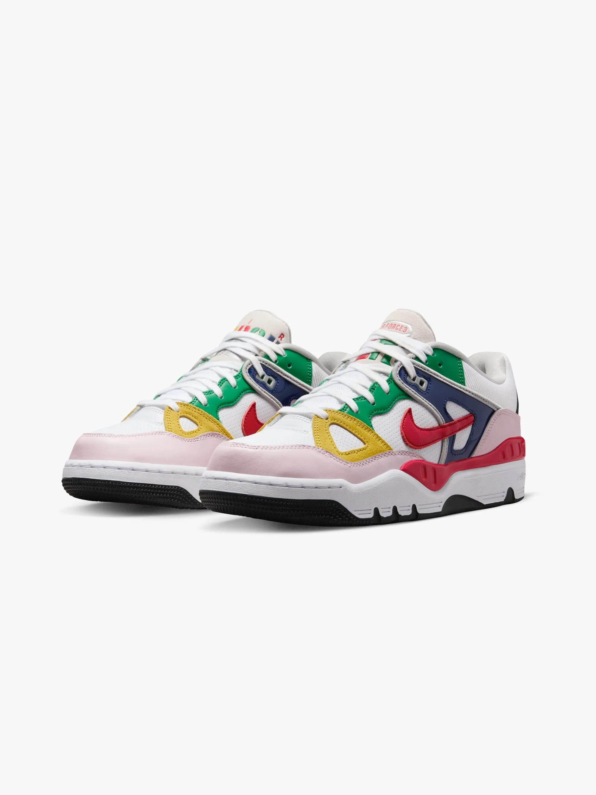 Air Force 3 Low x Nigo (WHITE/UNIVERSITY RED-TOUR YELLOW)