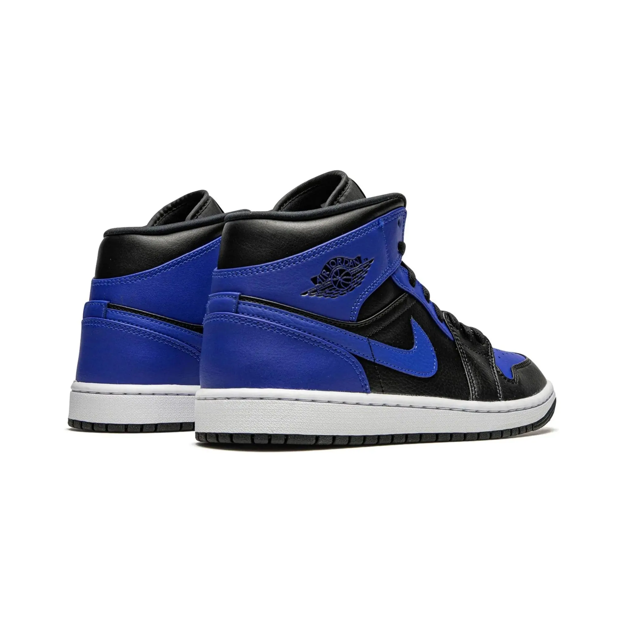 Air Jordan 1 Mid "Hyper Royal Tumbled Leather"