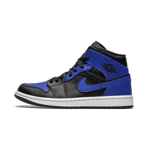 Air Jordan 1 Mid "Hyper Royal Tumbled Leather"