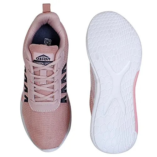 ASIAN Women's Tokyo-01 Pink Mesh First Walker Shoe - 6