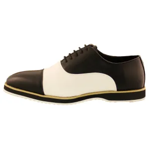 Black/White Amali Casual Oxford