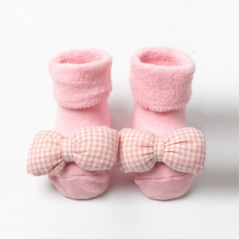 Children's Christmas Cartoon Toddler Soft Non-Slip Socks, Snug Fit Cotton Baby Unisex Socks