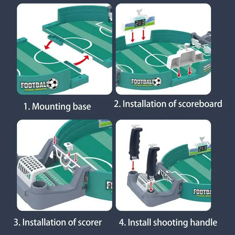 Children's Table Football Game Board, Interactive Mini Football Game