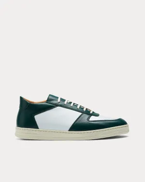 Cingo White / Bottle Green Low Top Sneakers