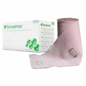 Compression Bandage 4 Inch X 4 Yard, 12 Count By Molnlycke Health Care Us