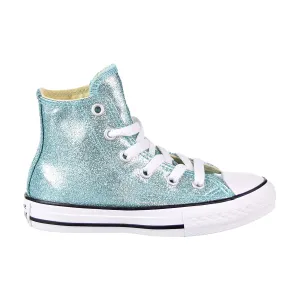 Converse Chuck Taylor All Star Hi Little Kid's Shoes Bleached Aqua/White