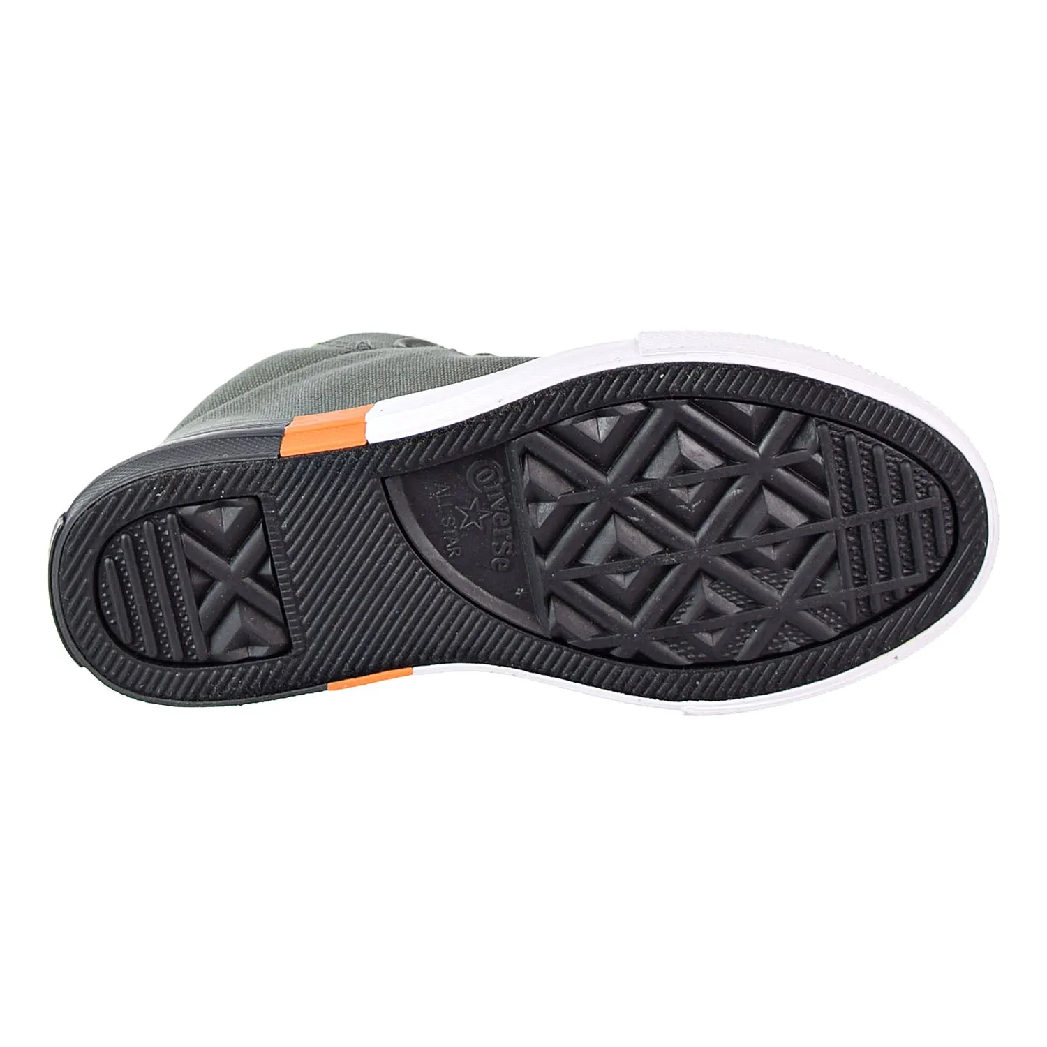 Converse Chuck Taylor All Star Street Mid Kid's Shoes River Rock-Black