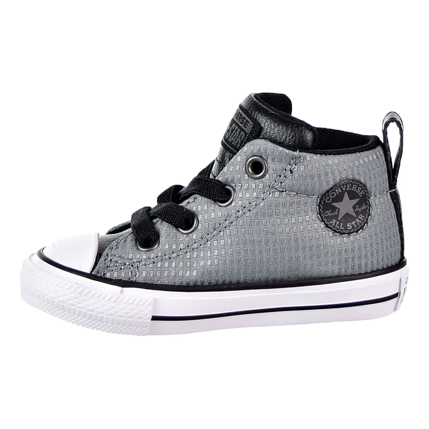 Converse Chuck Taylor All Star Street Mid Toddler's Shoes  Grey/Black/White