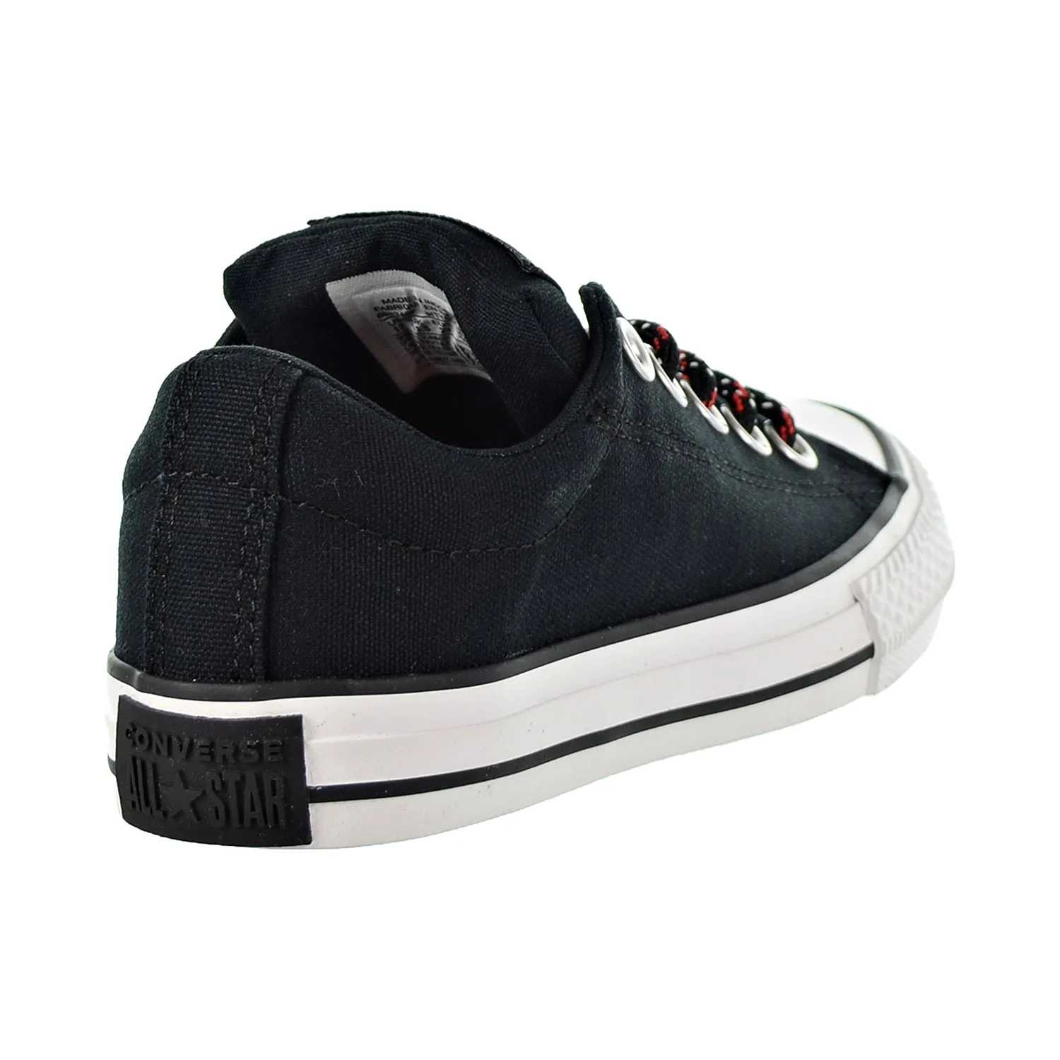 Converse Chuck Taylor All Star Street Slip Kids Shoes Black/Enamel Red/White