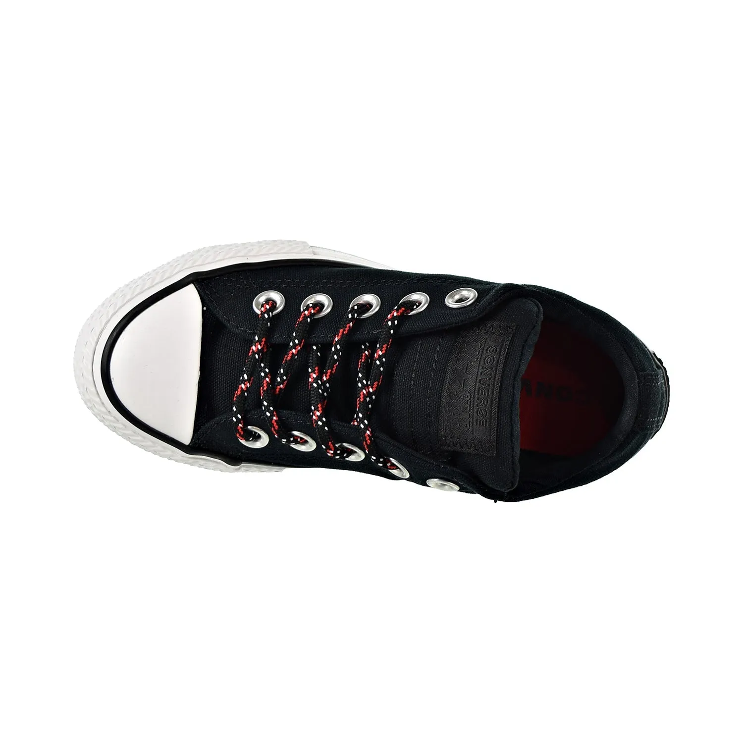Converse Chuck Taylor All Star Street Slip Kids Shoes Black/Enamel Red/White