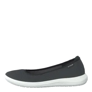Crocs Reviva Flat W Black/white