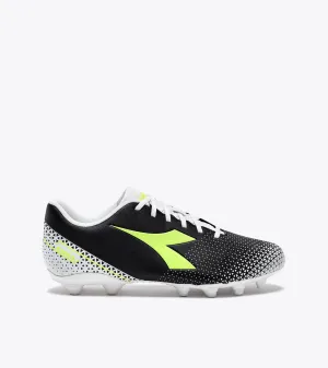 Diadora Pichichi 6 MG14 Adult Soccer Cleats - Black/Fluorescent