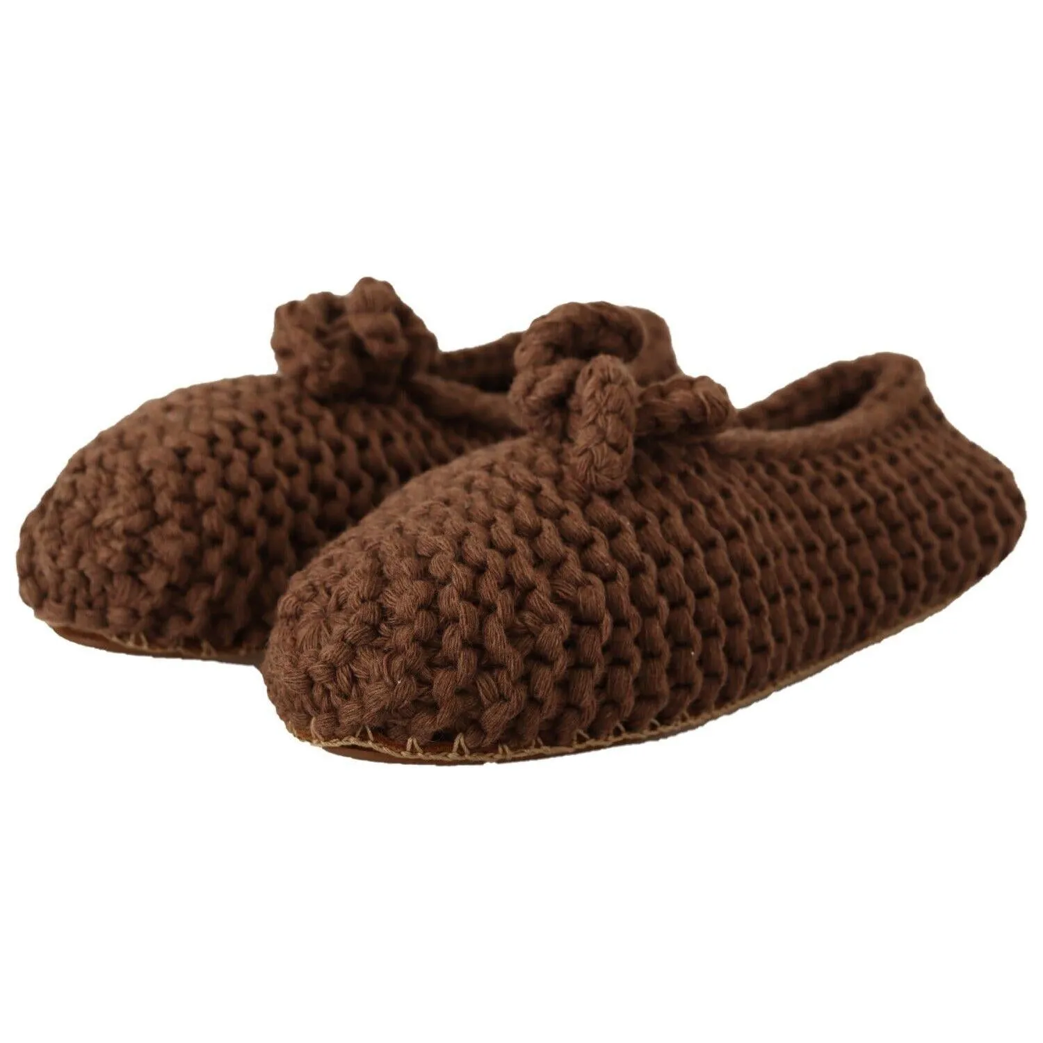 Dolce & Gabbana Elegant Wool Knit Ballerina Flats