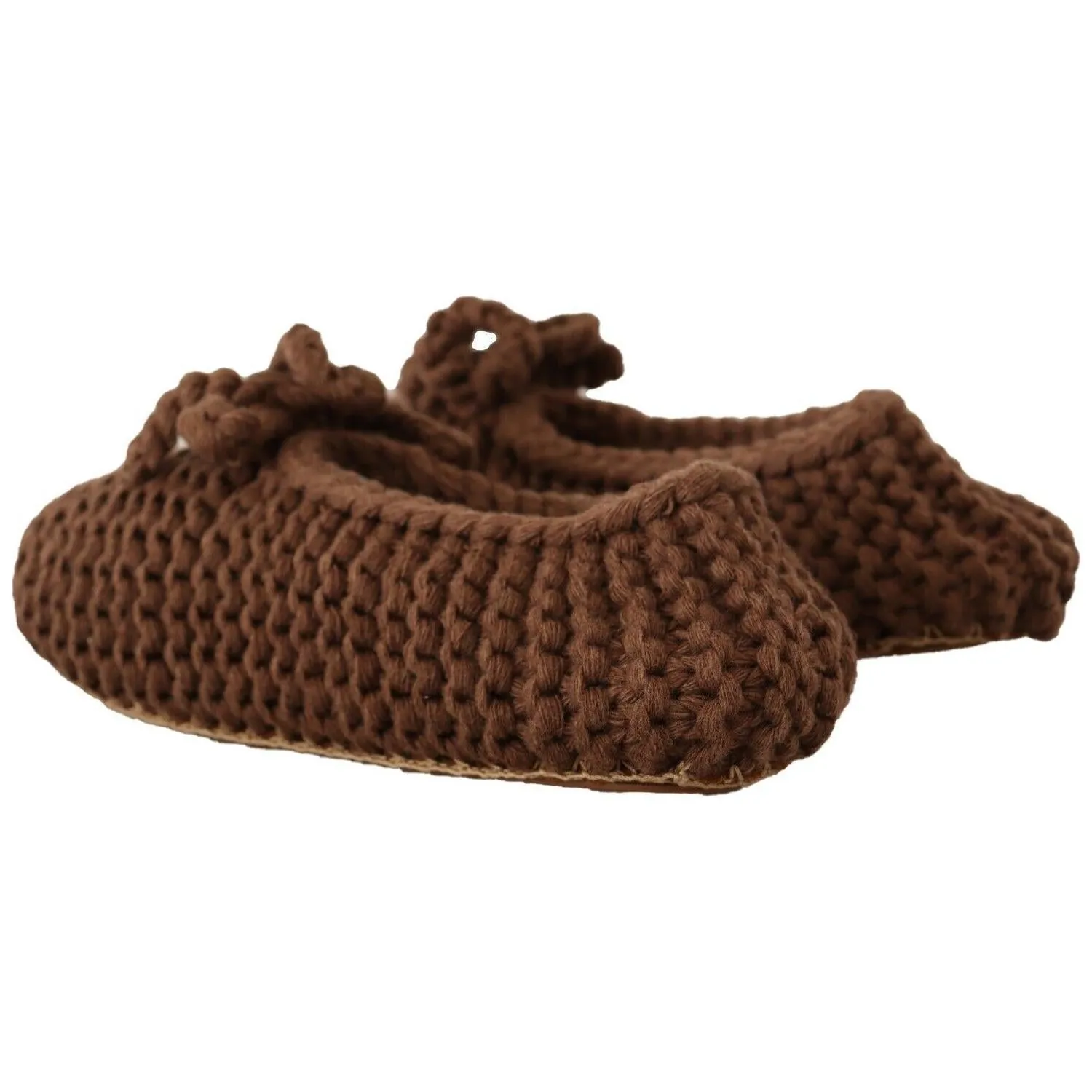 Dolce & Gabbana Elegant Wool Knit Ballerina Flats