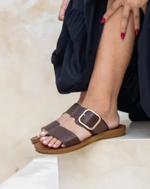 Doti Slip-on Sandals - Mocha