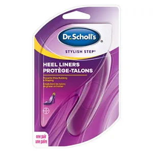 Dr. Schollâ€™s GEL HEEL LINERS (1 Pair), Helps Prevent Uncomfortable Shoe Rubbing at the Heel and Helps Prevent Shoe Slipping for Shoes that are Too Big