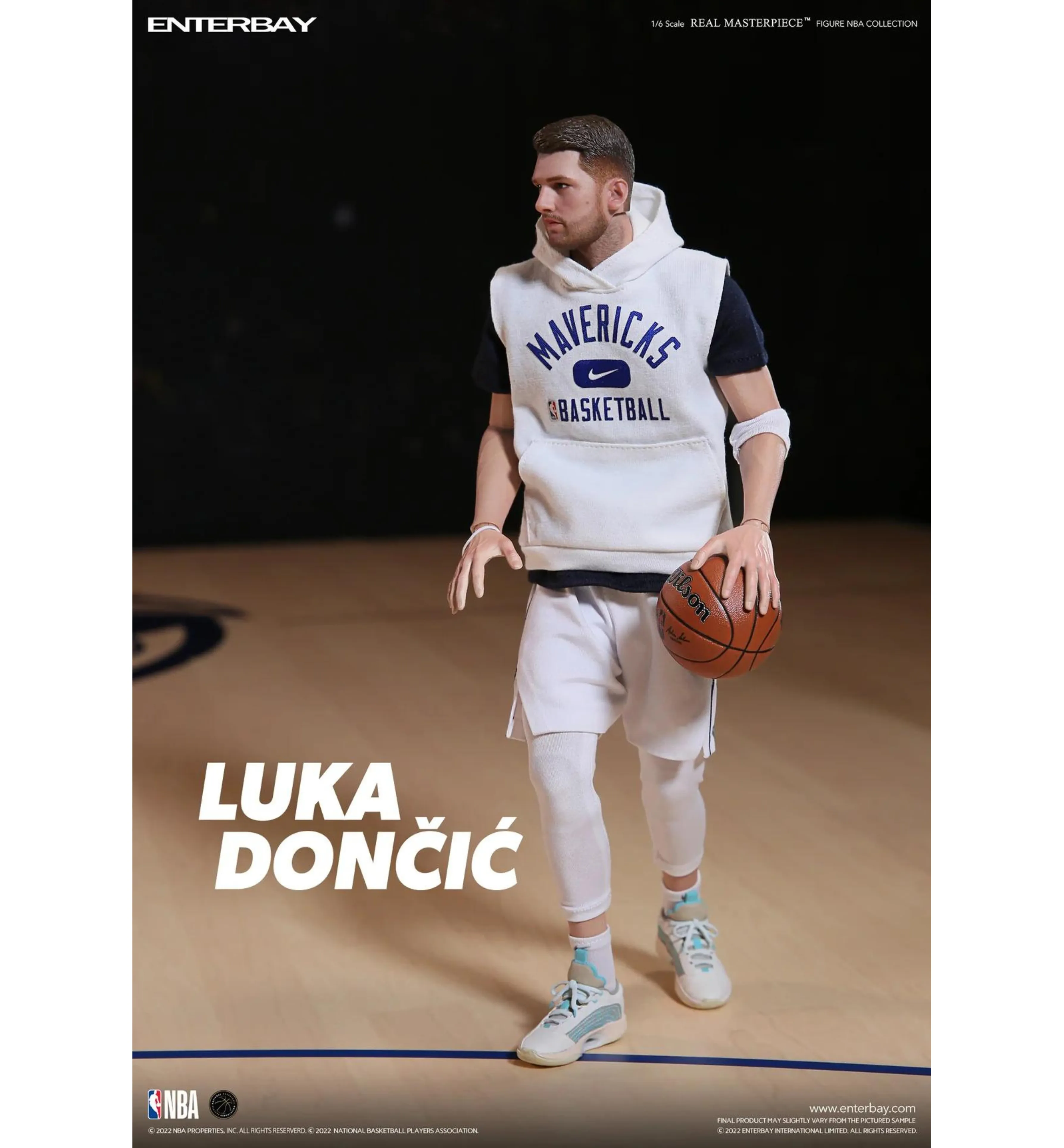 Enterbay 1/6 NBA Collection: Luka Doncic NBA 12inches Action Figure