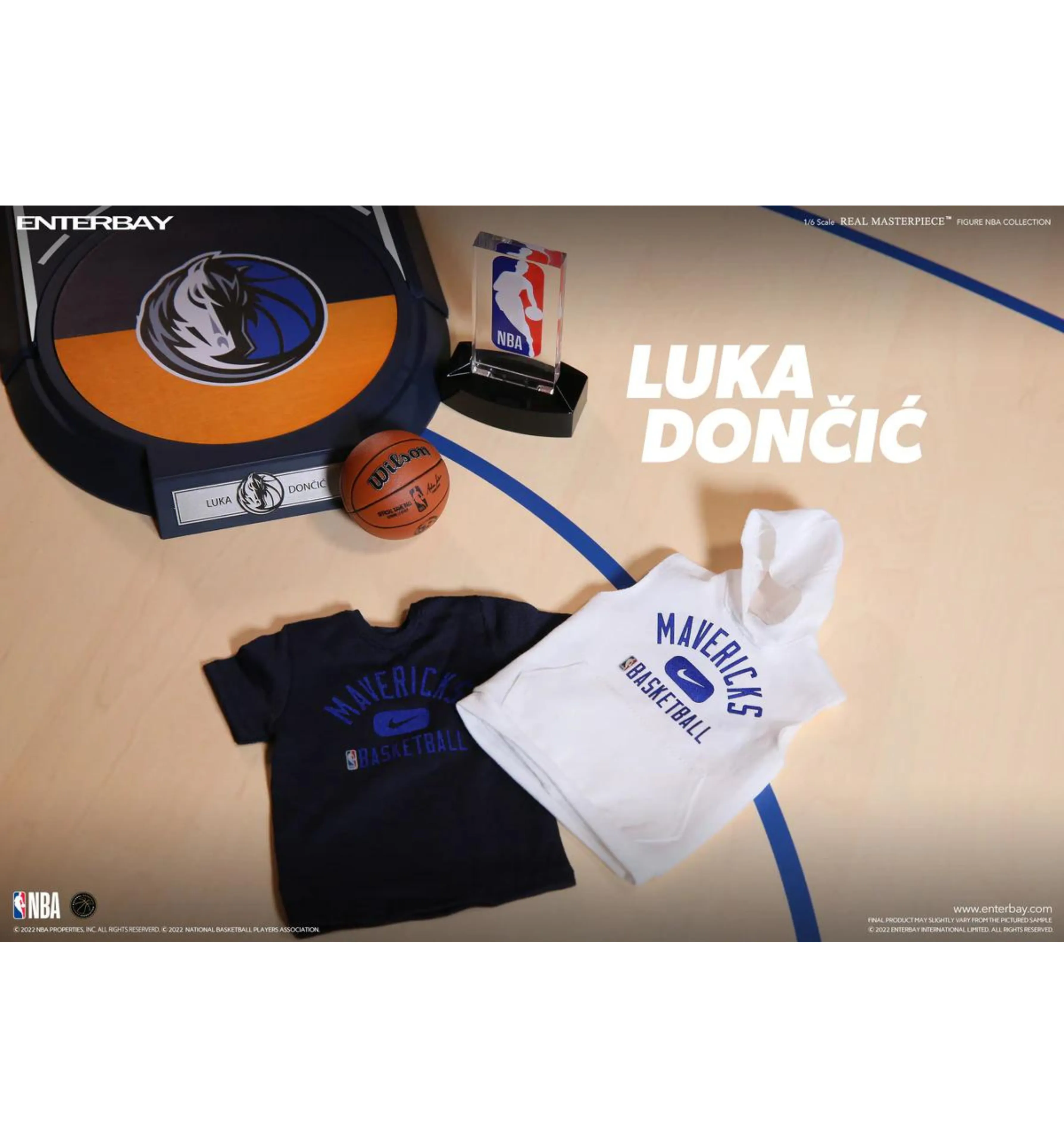 Enterbay 1/6 NBA Collection: Luka Doncic NBA 12inches Action Figure
