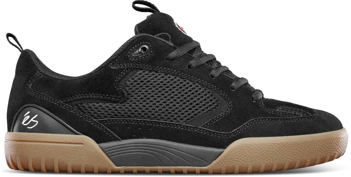 Es - QUATTRO - Black Gum - Skateboard Shoes - Size 8.5-10.5 Only - Sale