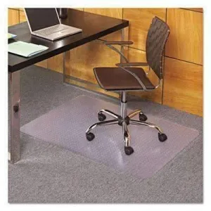 EverLife Chair Mats For Medium Pile Carpet, Rectangular, 36 x 48, Clear