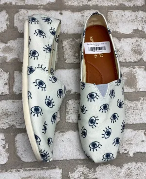 Eye Slip-On Shoes- (Size 10)