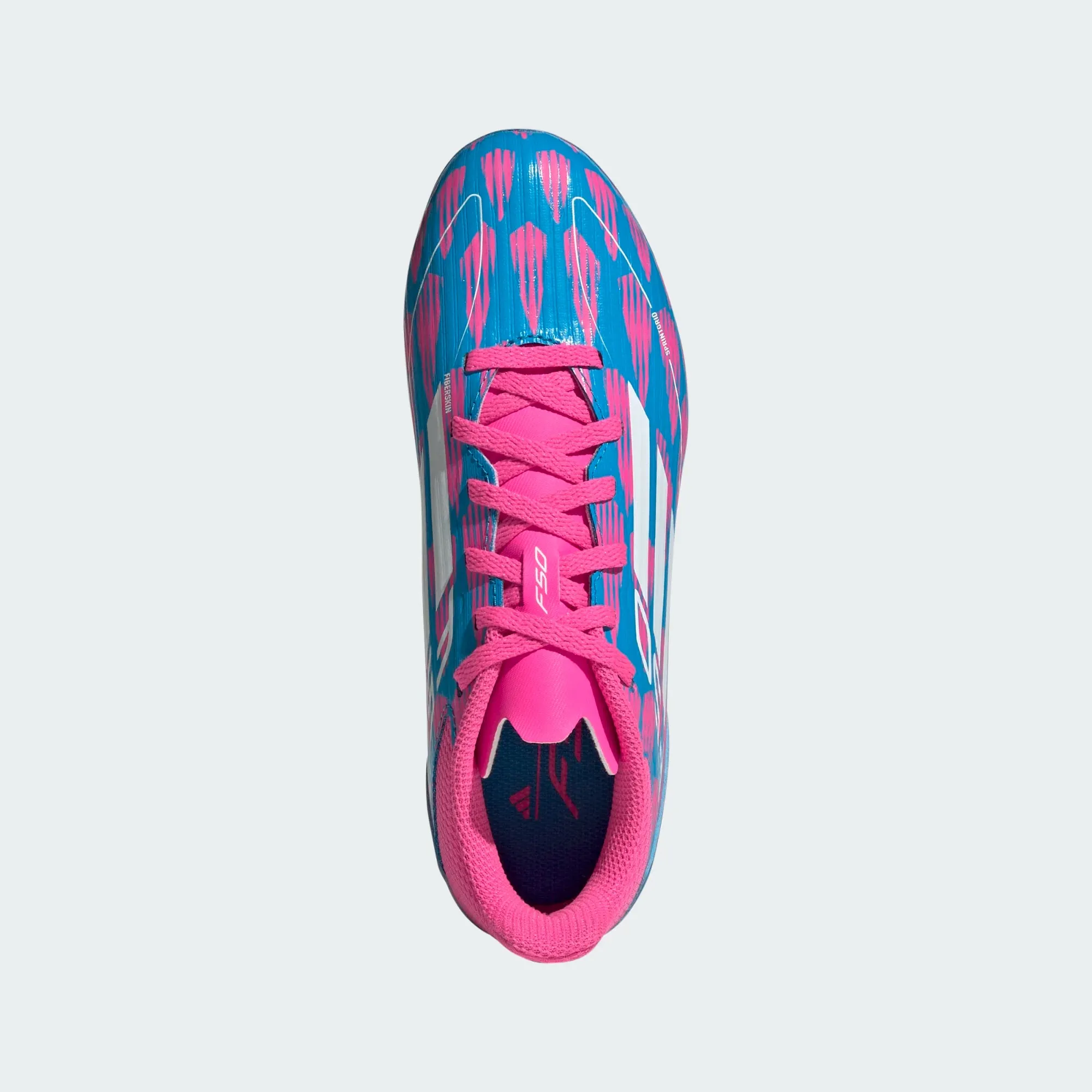 F50 LEAGUE FG/MG J SOLBLU/FTWWHT/SOPINK