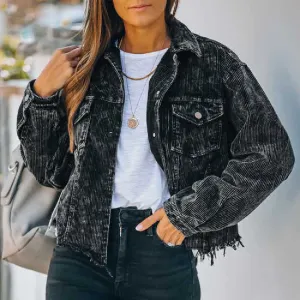 Fashion Baseball Jersey Retro Coat Women | Brodtica.com