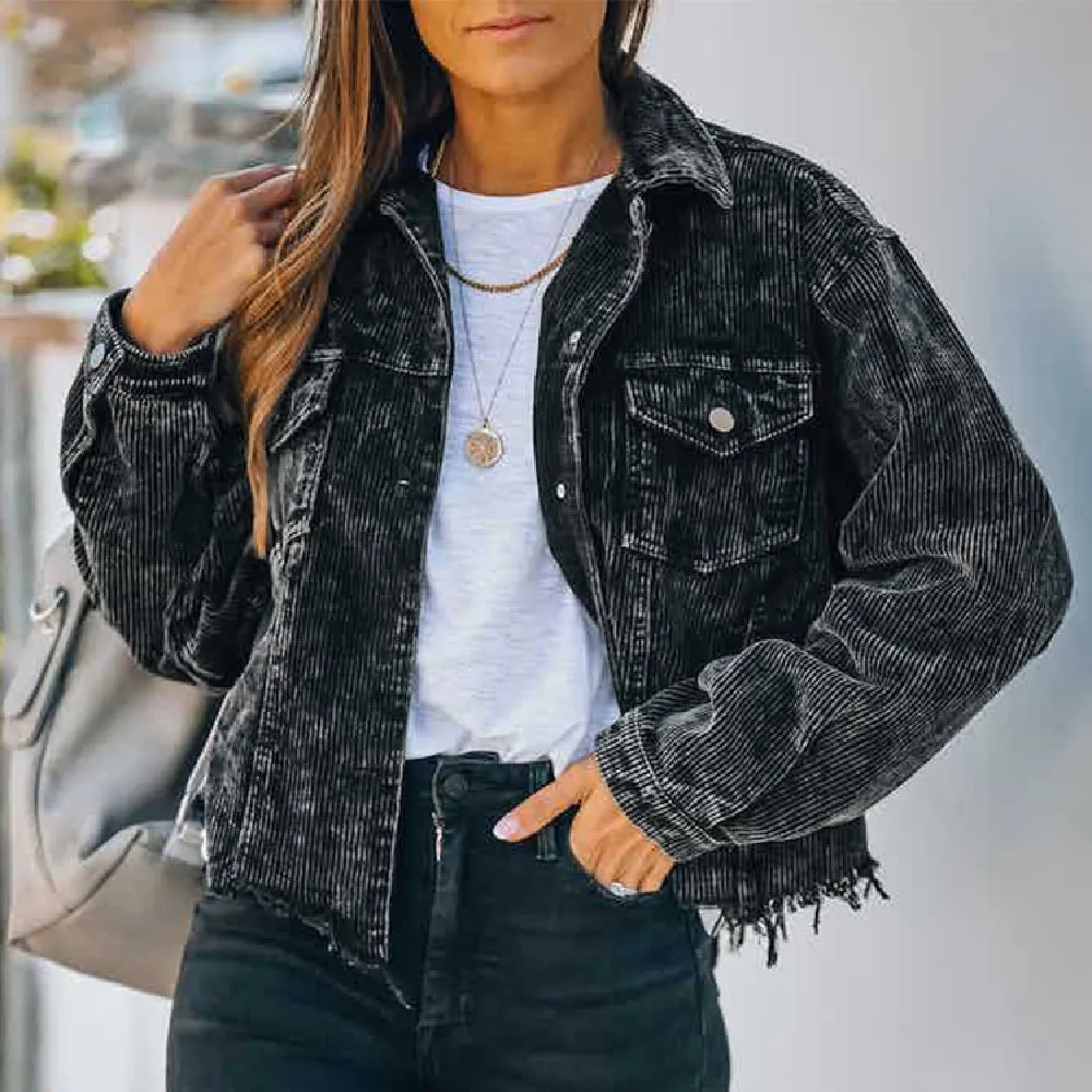 Fashion Baseball Jersey Retro Coat Women | Brodtica.com