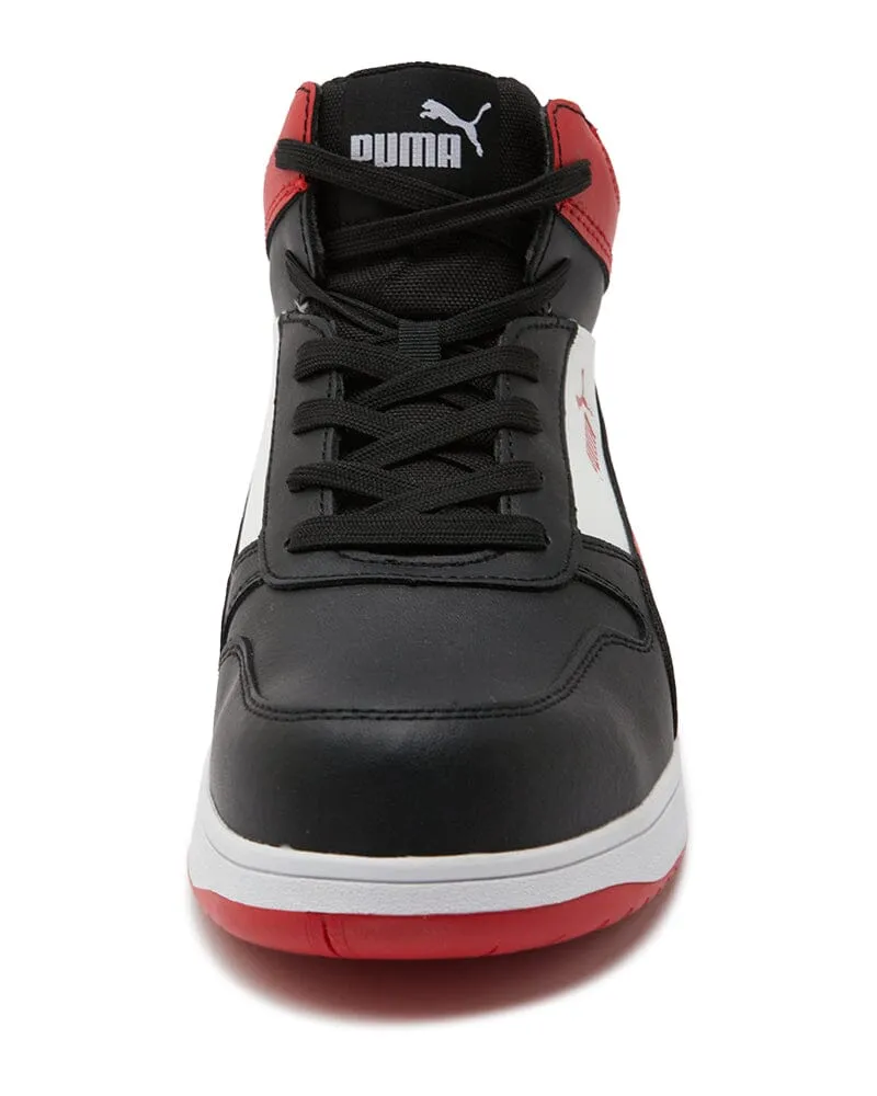 Frontcourt Mid Heritage Safety Shoe - Black/Red