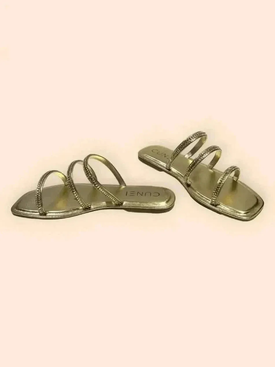 Golden Shimmer Flats